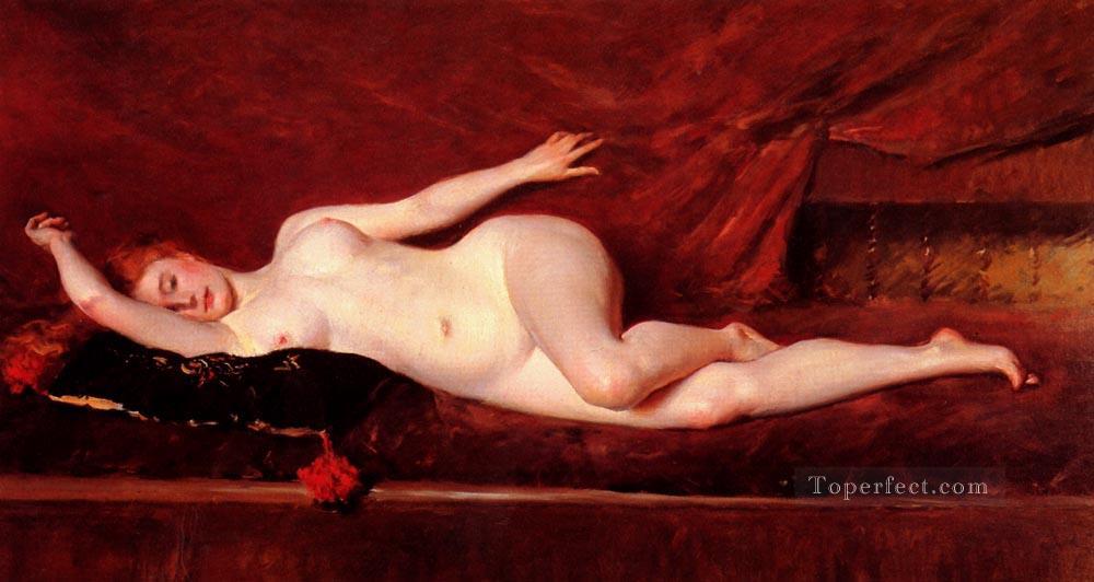 A Study In Curves William Merritt Chase Oil Paintings